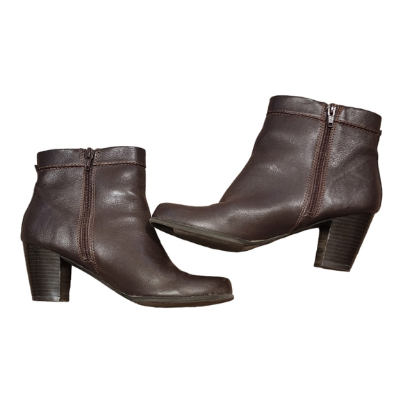 St. John's Bay Shoes - St John's Bay Women's Ankle Boots, Brown, Size 8M